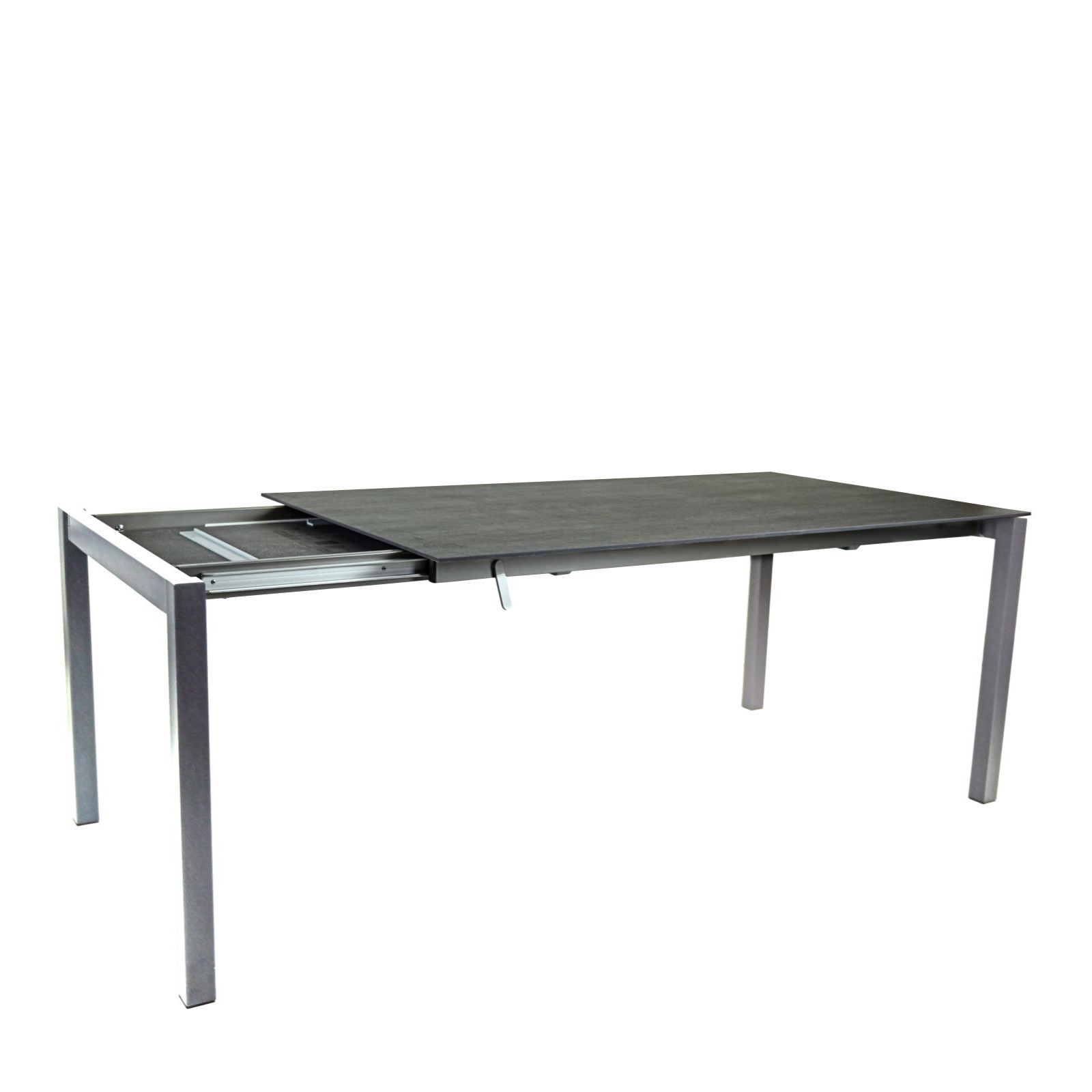 Ausziehtisch Etna 2 Etna Alpha Edelstahl 160-220x95 Dekton Bromo