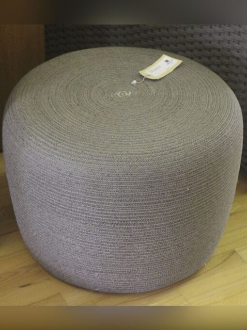 circle hocker taupe abverkauf