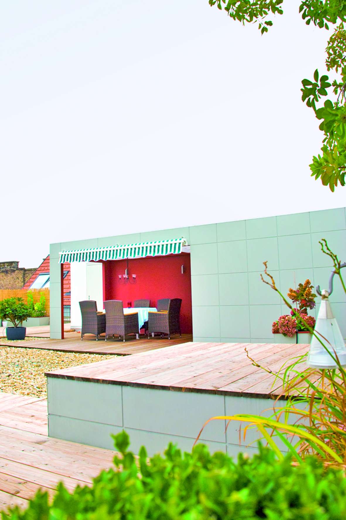 Dachterrasse mit Pavillon Box 03 Dachterrasse mit Pavillon Box 03