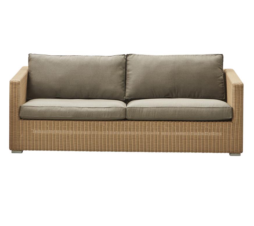 Chester 3-Sitzer Sofa 2 Chester 3-Sitzer Sofa Geflecht