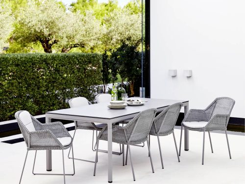 Breeze Dining Chair der wetterfeste Terrassenstuhl von Cane-line bei WALLI