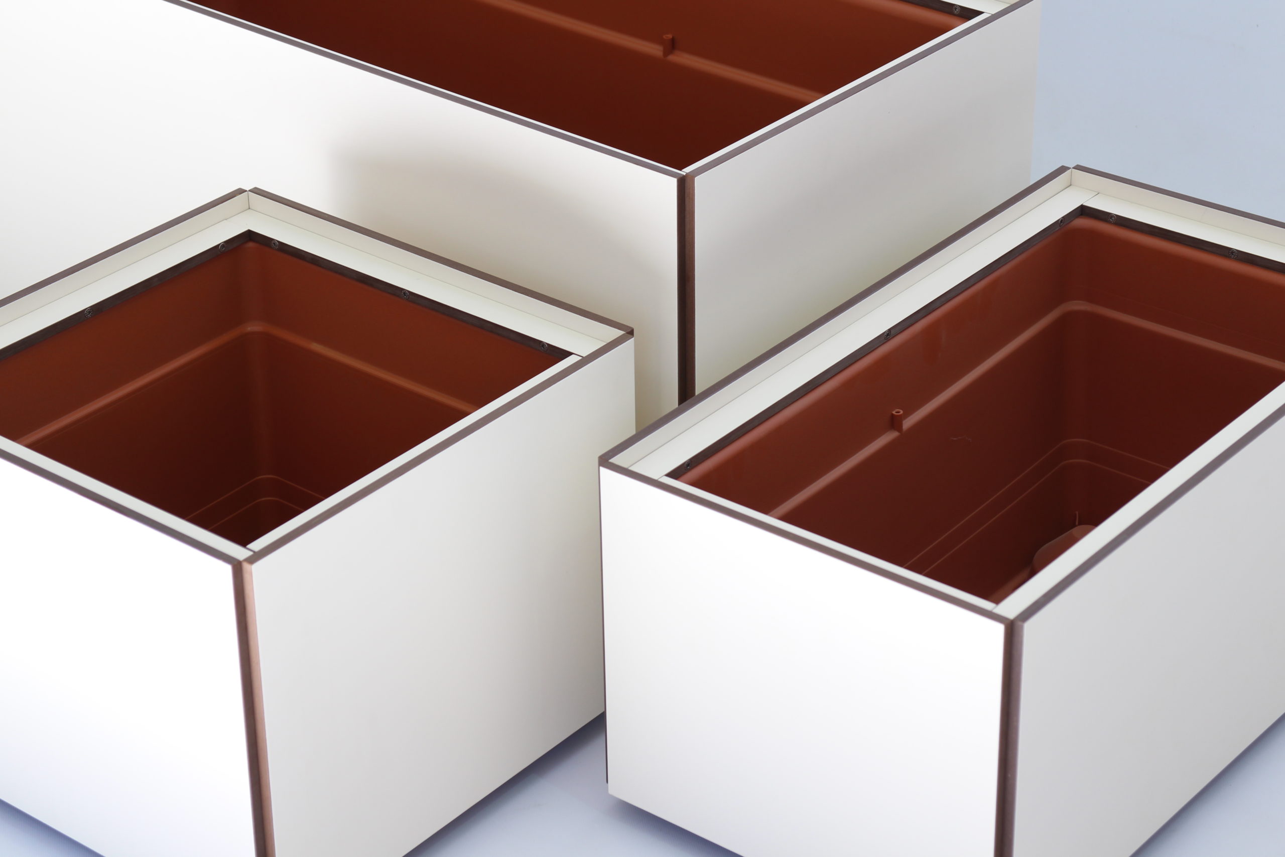 Behälter Kubus 8 KubusHPLweiss