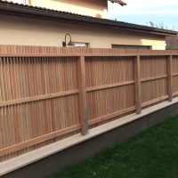 Leistenzaun patina rückseite