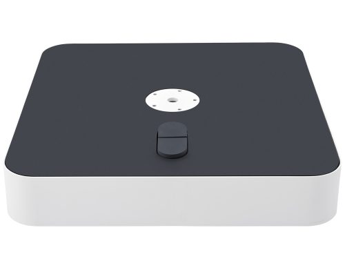 Rollensockel für Sombrano S+ 9 Rollensockel_weiss_mit_Dekorplatte_anthrazit_RAL7016_120kg_10_2023