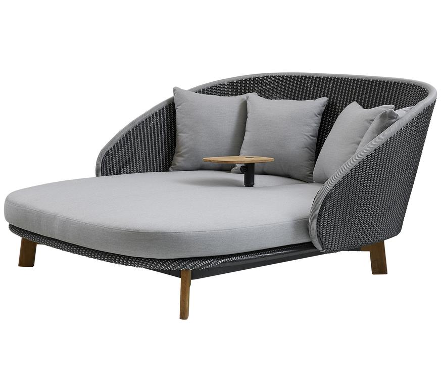 Peacock Daybed m/Tisch, inkl. Kissen 2 Peacock Daybed Weave