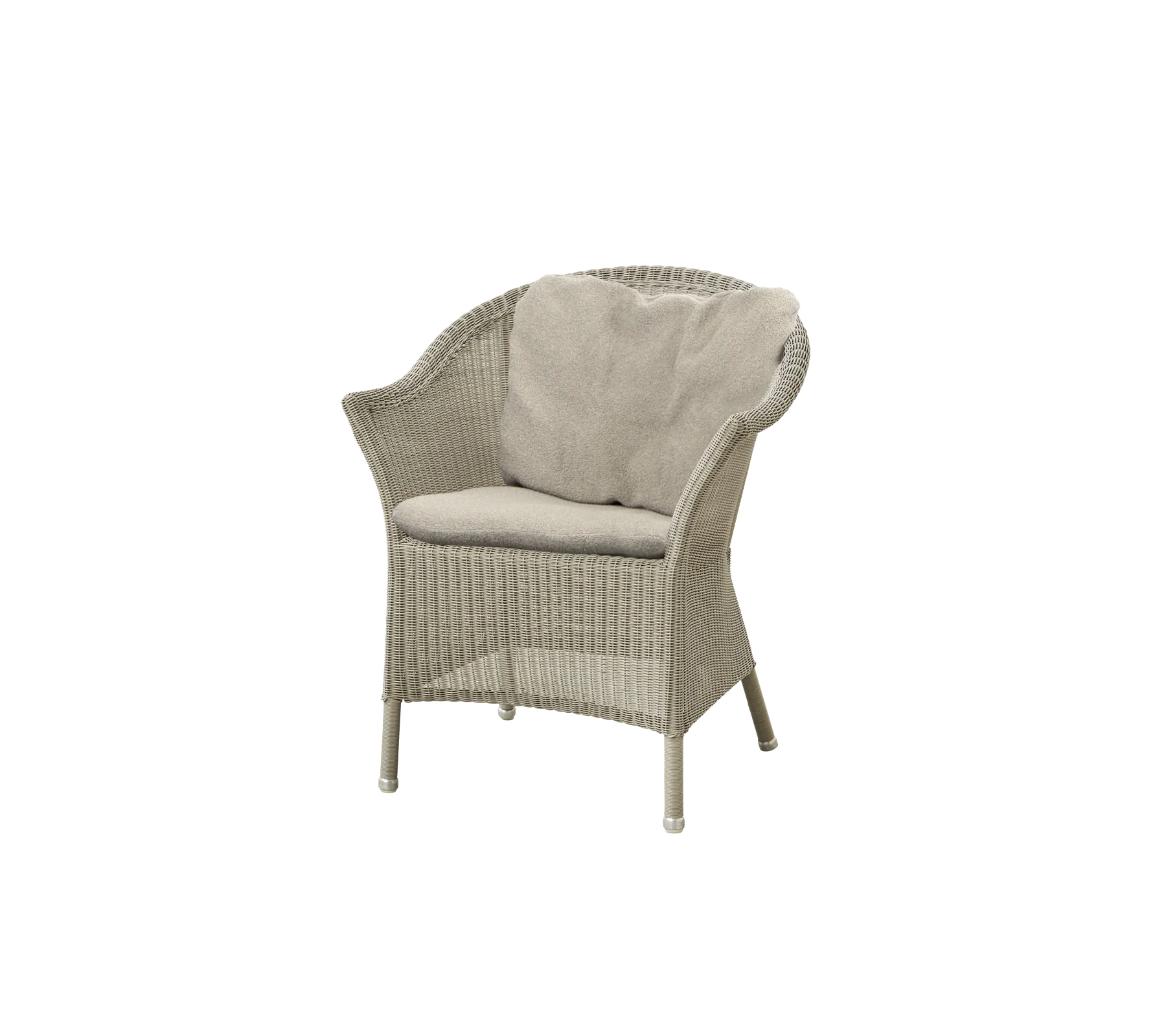 Sitz- und Rückenkissen für Lansing Sessel 3 lansing-stuhl-sitz-und-rückenkissen-free-taupe