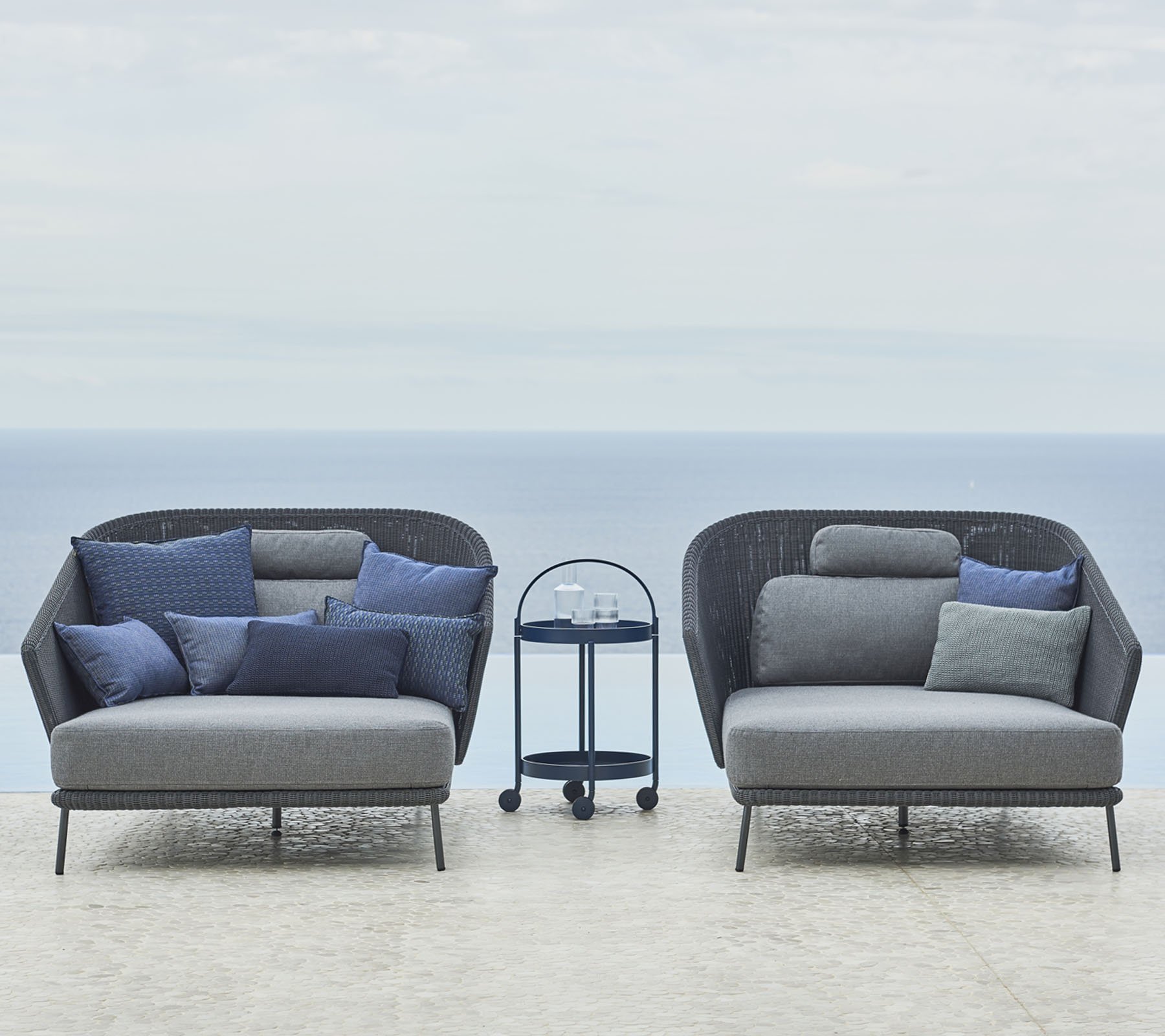 Servierwagen Roll 3 Roll Servierwagen klein