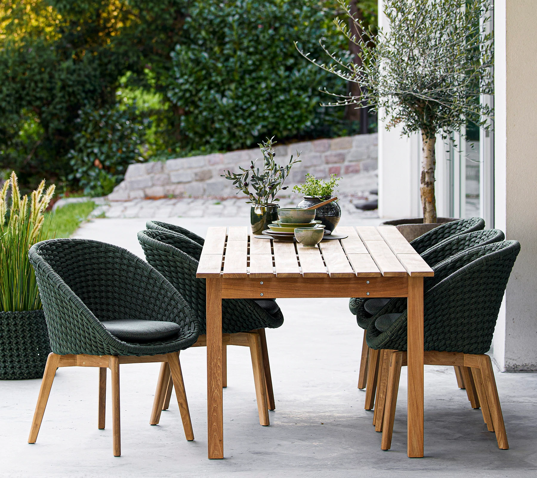 Peacock 4 Stuhl Peacock Soft rope