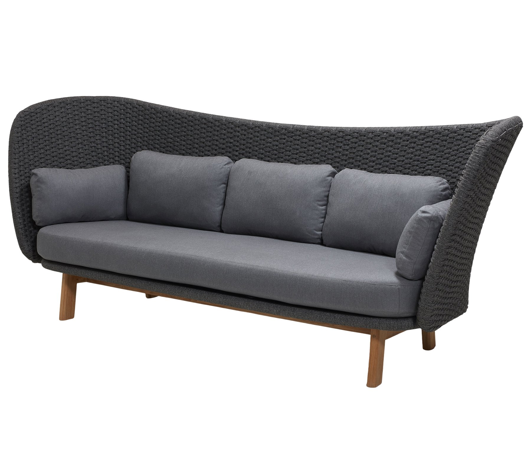 Peacock Wing 3-Sitzer Sofa 2 Peacock-Wing 3-Sitzer Sofa Soft Rope
