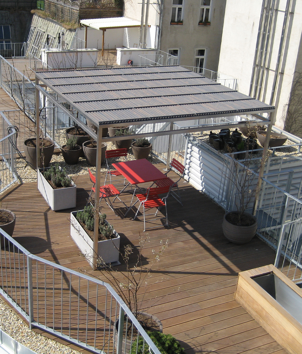 Urbane Überdachung Pavillon Garten